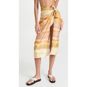 Cult Gaia Gaias Large Logo Scarf in Dusty Dye New